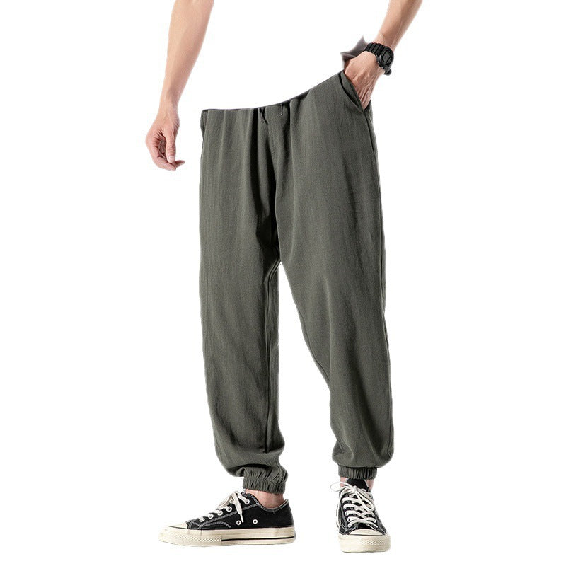 Rover Men's Linen Cropped Trousers