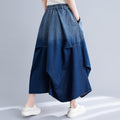 Sway Gradient Denim Skirt