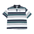 Metro Men's Striped Contrast Polo Shirt