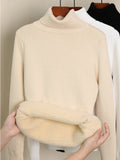 Hearth Bexley Fleece-Lined Thick Turtleneck Sweater