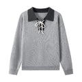 Atlas Men's Lapel Colour-Block Sweater