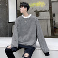 District Men's Crew-Neck Colour-Block Sweatshirt
