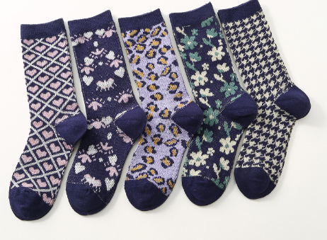 Ember Garnet Cotton Socks