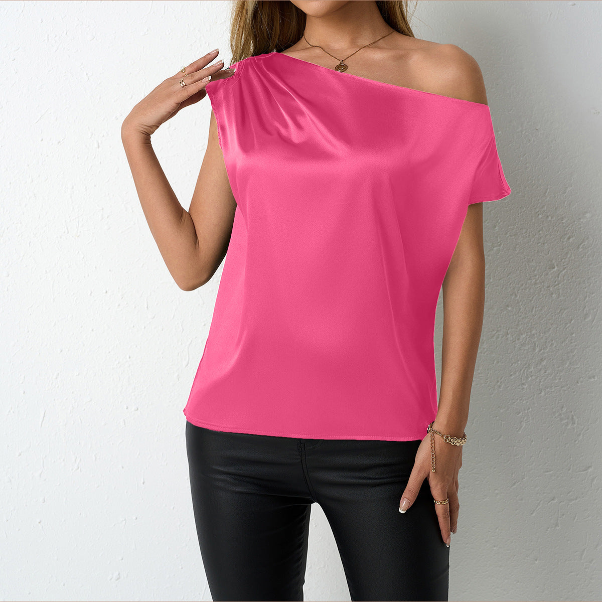 Aurelia Satin Blouse