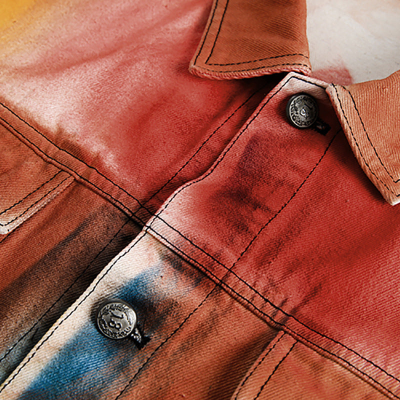 District Men's Gradient Denim Jacket