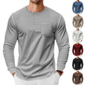 Metro Arden Men's Long-Sleeve Henley Shirt