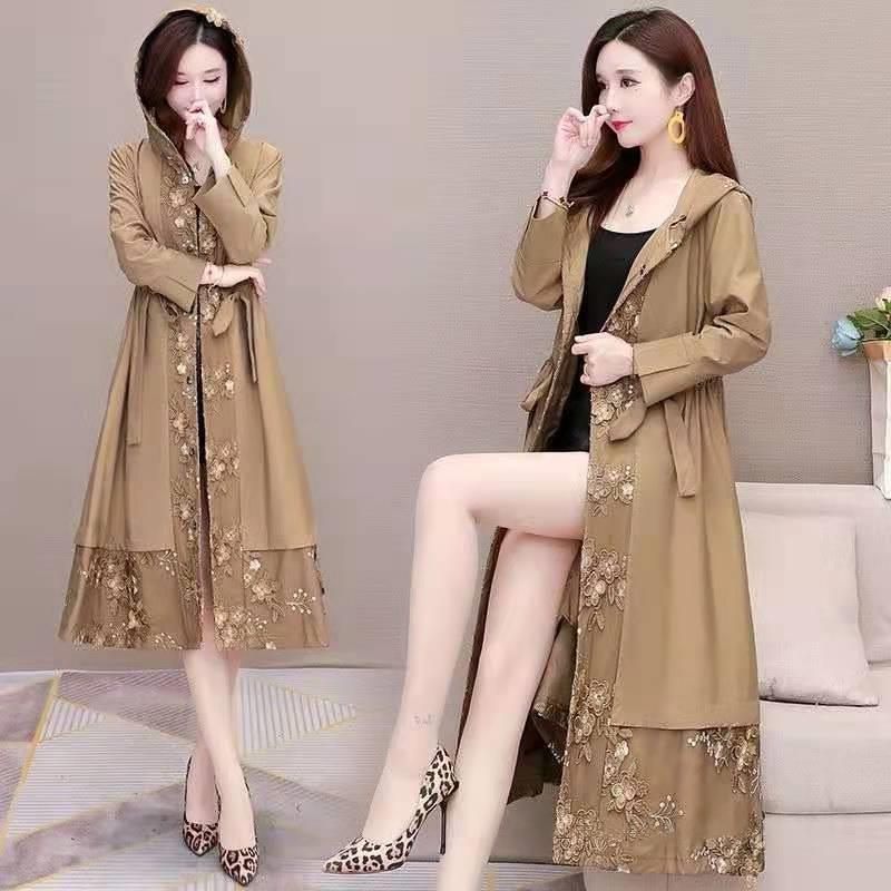 Lumen Elan Mid-Length Trench Coat
