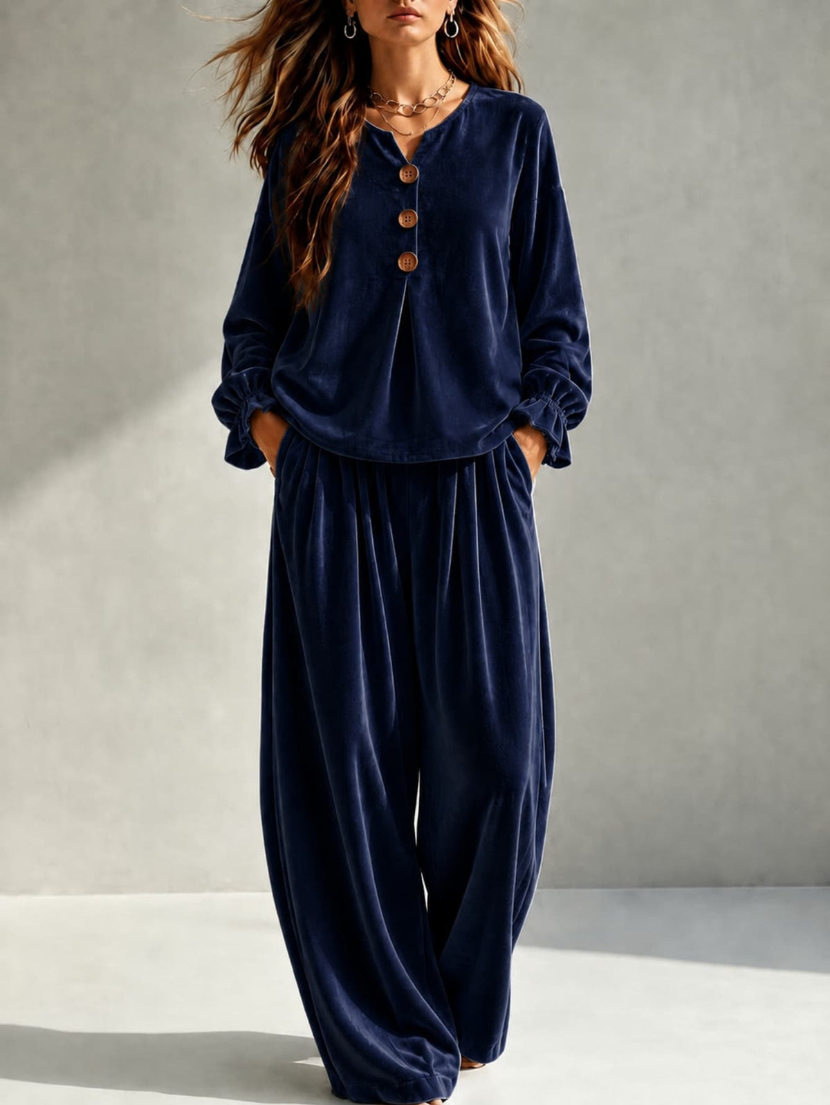 Sera Velvet Two-Piece Set