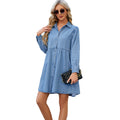 Nova Denim Relaxed Midi Dress