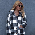 Aurelia Oversized Button Check Shirt