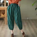 Flow Arden Linen Cotton Cropped Trousers