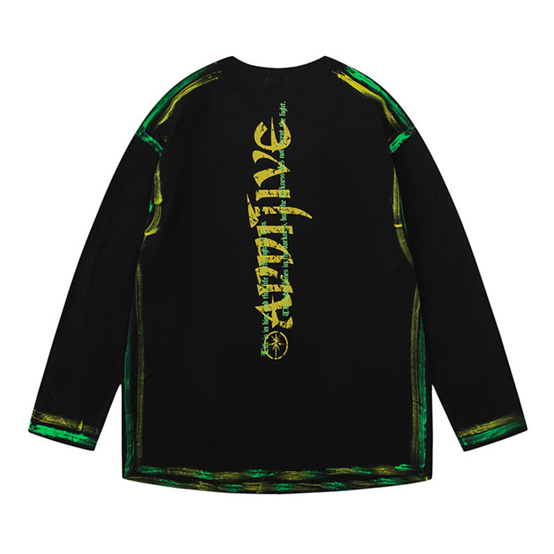 Archive Bexley Men's Long-Sleeve Letter-Print Printed T-Shirt