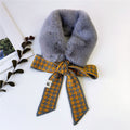 Ember Plush Houndstooth Scarf