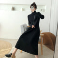 Nova Slim A-Line Mid-Length Knit Dress