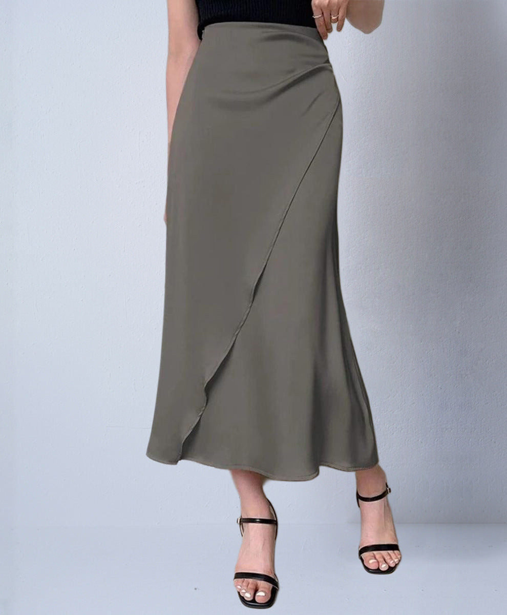 Sway Bexley Satin Silky Midi Skirt
