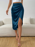 Sway Arden Satin Pleated Skirt