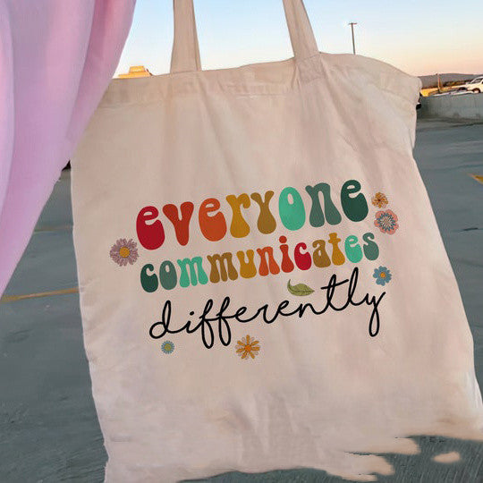 Carry Canvas Floral Tote Bag