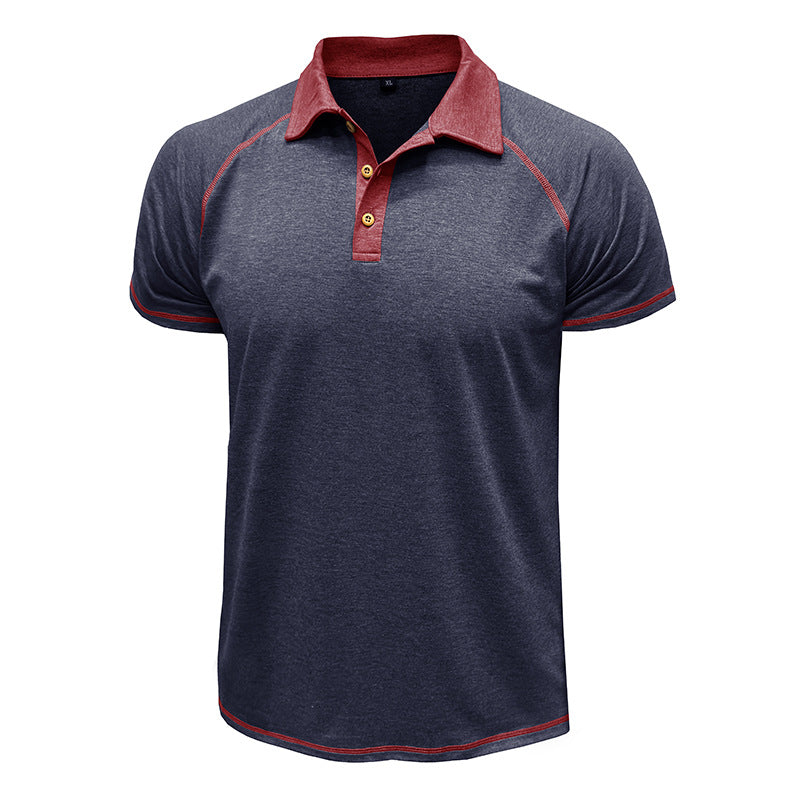 Metro Arden Men's Short-Sleeve Lapel T-Shirt