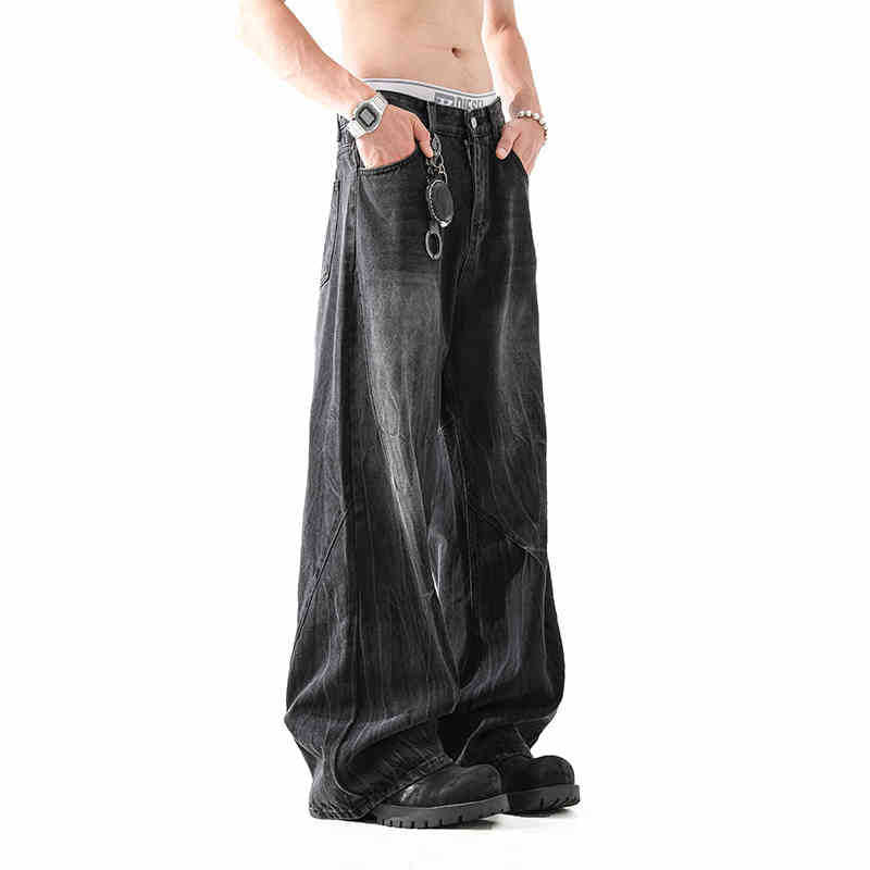 Indigo Arden Men's Washed Straight Jeans