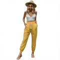 Flow Linen Cotton Drawstring Harem Pants