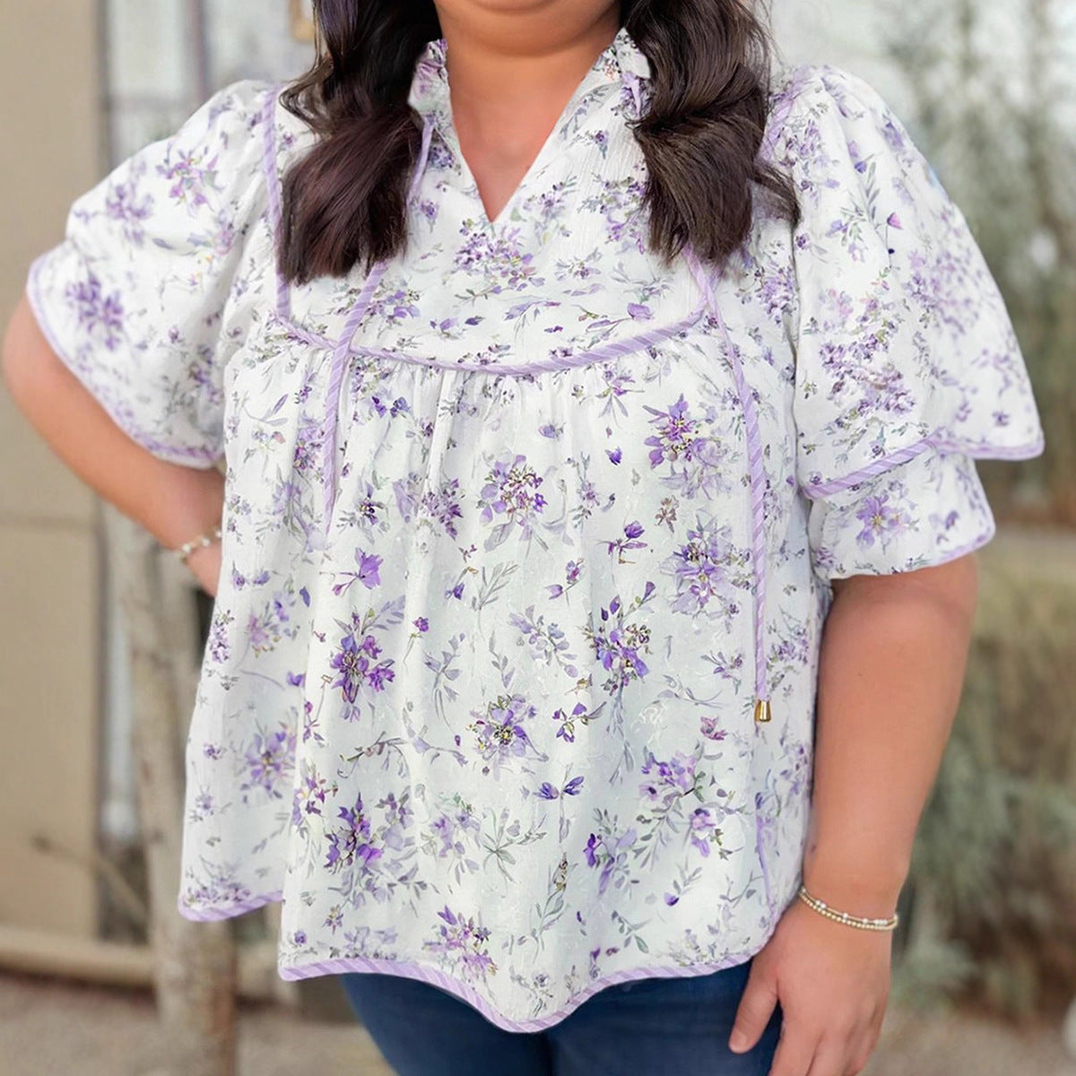 Aurelia Printed Blouse