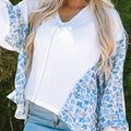 Aurelia Relaxed Long-Sleeve V-Neck Top