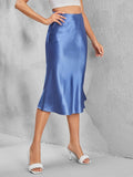 Sway Arden Satin High-Waist Midi Skirt
