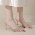 Stride Lace Pointed Slides
