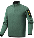 Atlas Men's Fleece-Lined Knit Stand-Collar Pullover