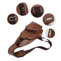 Carry Men's Leather Vintage Messenger Bag