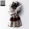 Ember Men's Wool Plaid Scarf