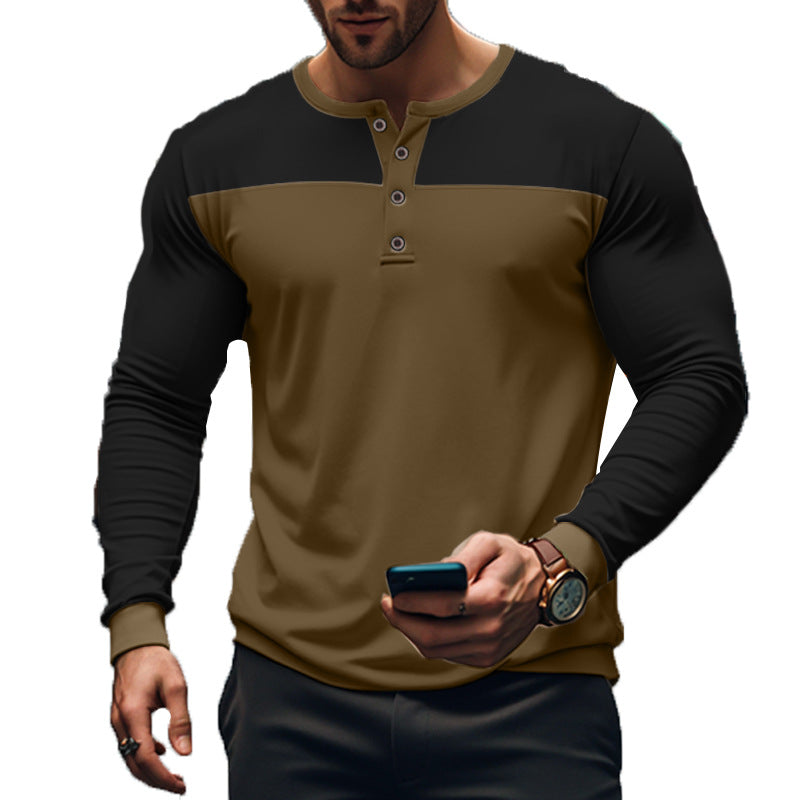 Metro Men's Slim Henley Shirt