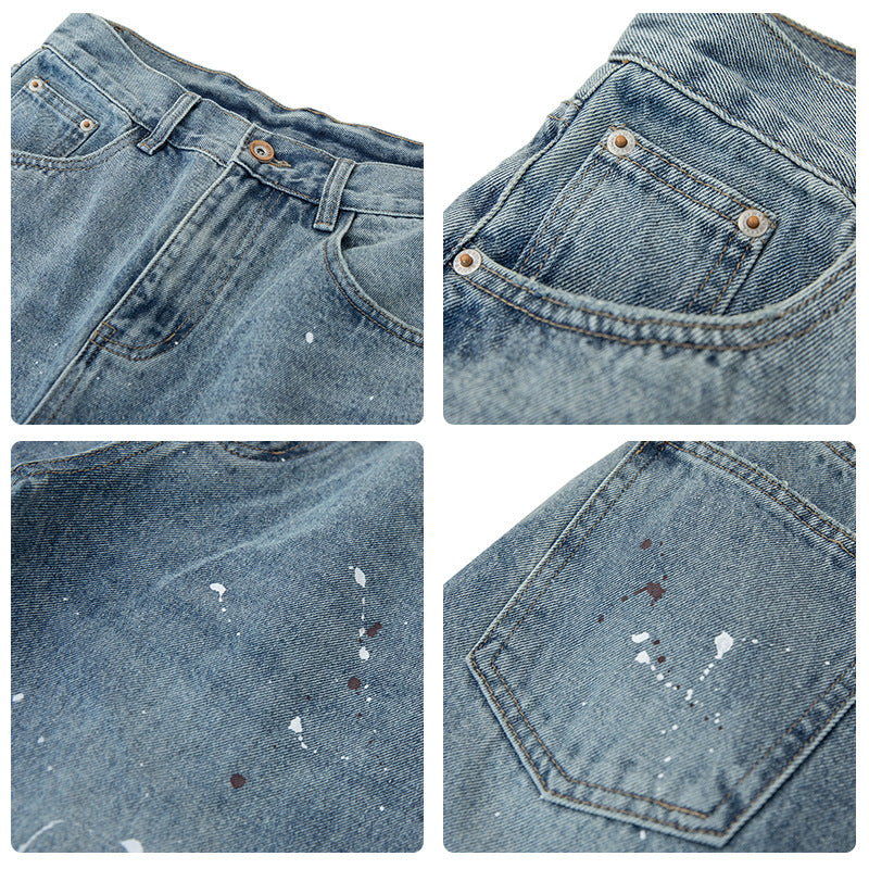 Indigo Kensey Straight Jeans