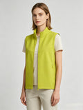 District Men's Fleece-Lined Zip-Up Stand-Collar Vest