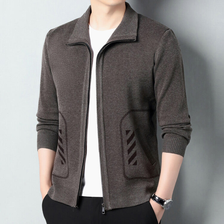 Atlas Men's Solid Cardigan