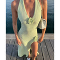 Nova Open-Back Knit Dress