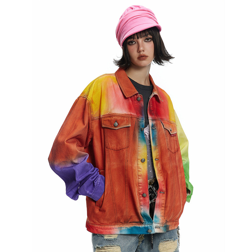 District Men's Gradient Denim Jacket