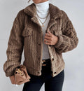 Cove Plush Fleece-Lined Lapel Jacket