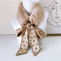 Ember Plush Houndstooth Scarf