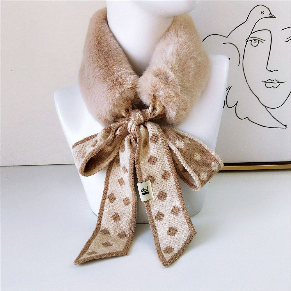 Ember Plush Houndstooth Scarf