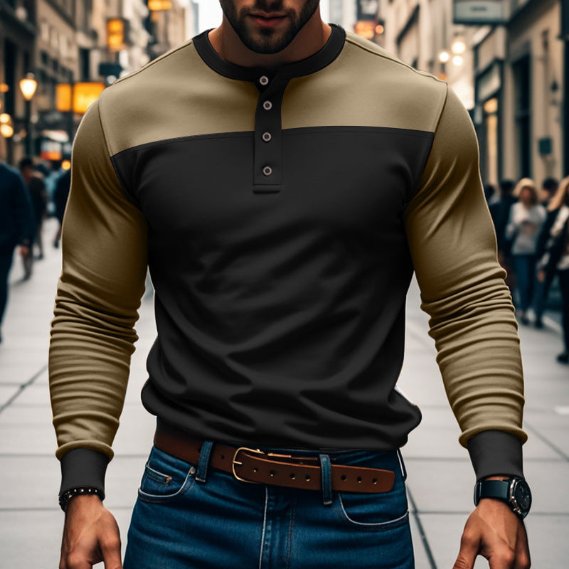 Metro Men's Slim Henley Shirt