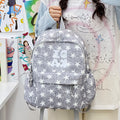 Carry Letter-Print Printed Minimalist Backpack