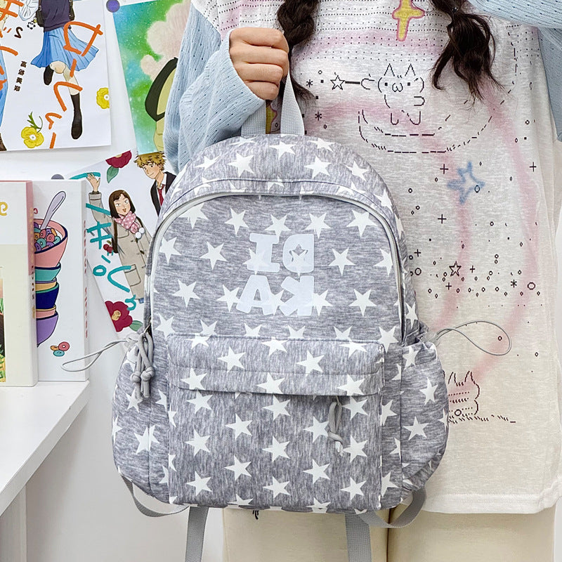 Carry Letter-Print Printed Minimalist Backpack