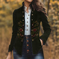 Aurelia Floral Embroidered Blazer