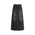 Sway Garnet Retro Denim Skirt