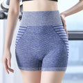 CoreFlex Striped Biker Shorts