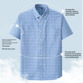 Metro Men's Cotton Short-Sleeve Oxford Shirt