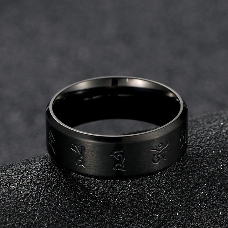 Lune Calder Men's Stainless Steel Ring