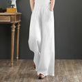 Flow Linen Relaxed Wide-Leg Trousers