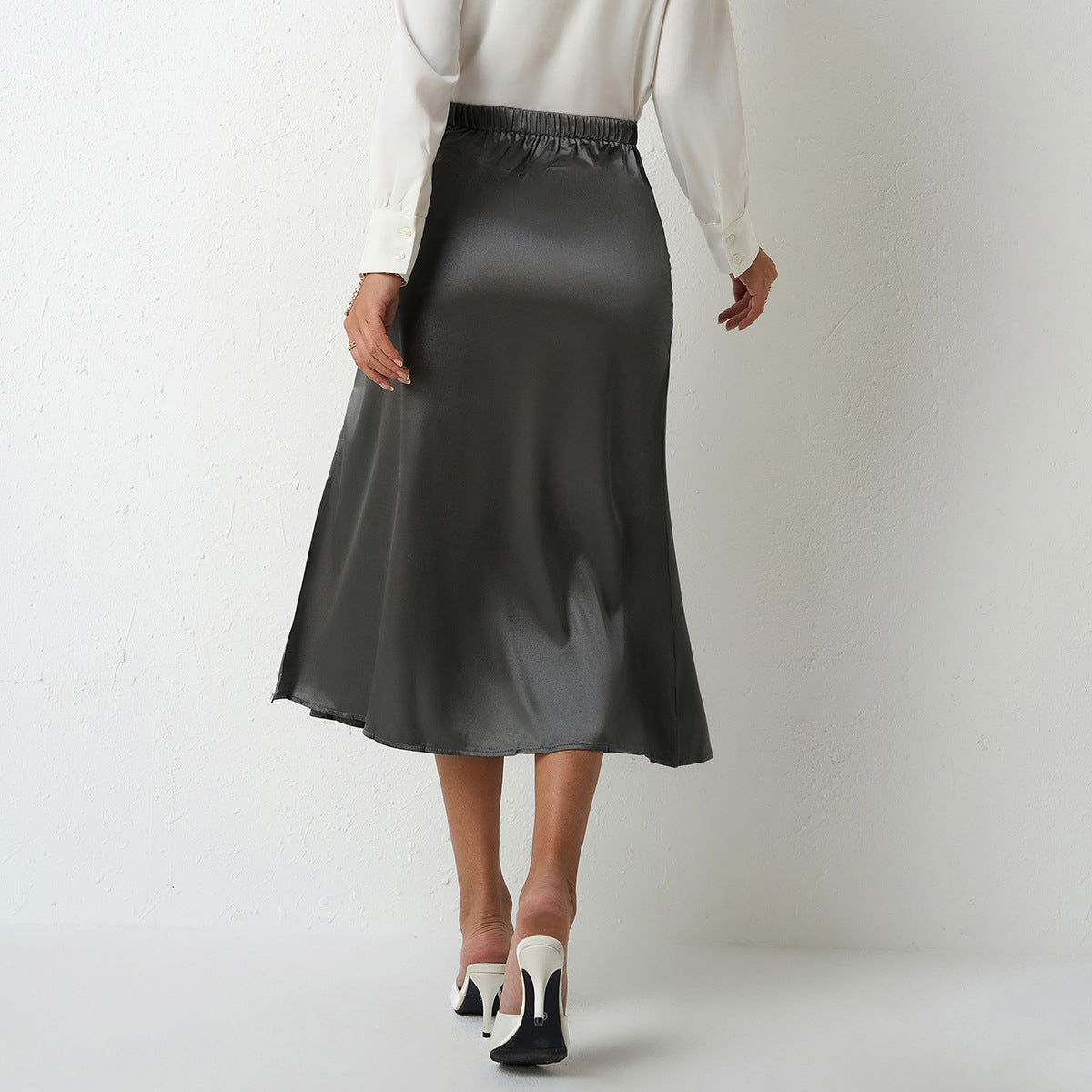Sway Arden Satin Midi Skirt